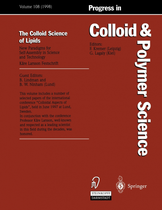 The Colloid Science of Lipids