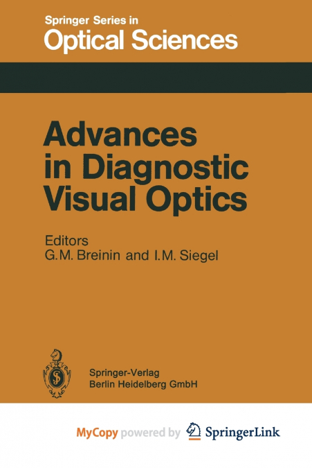 Advances in Diagnostic Visual Optics