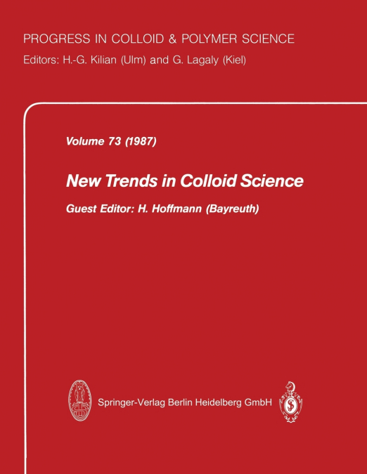 New Trends in Colloid Science