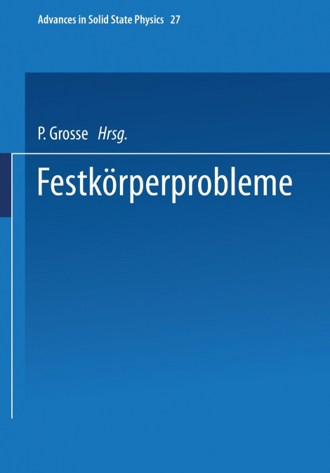 Festkorperprobleme