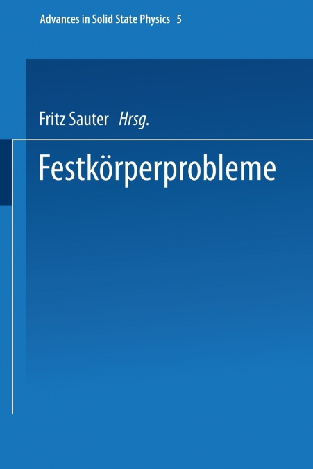 Festkörperprobleme