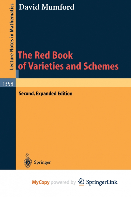The Red Book of Varieties and Schemes
