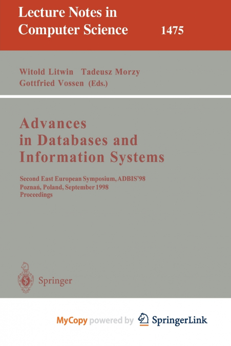 Advances in Databases and Information Systems