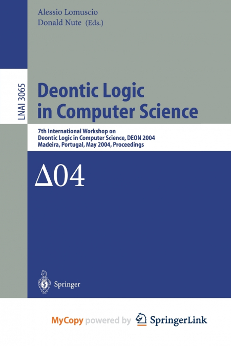 Deontic Logic in Computer Science