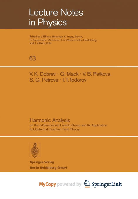 Harmonic Analysis