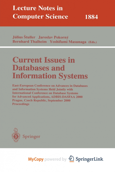 Current Issues in Databases and Information Systems