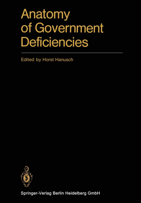 Anatomy of Government Deficiencies