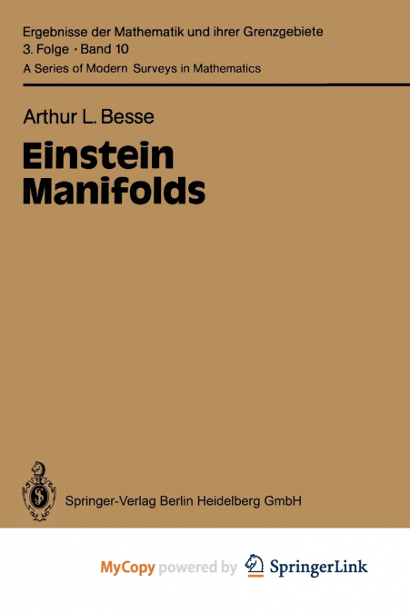 Einstein Manifolds