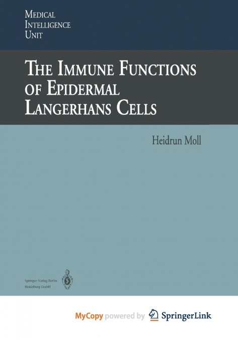 The Immune Functions of Epidermal Langerhans Cells