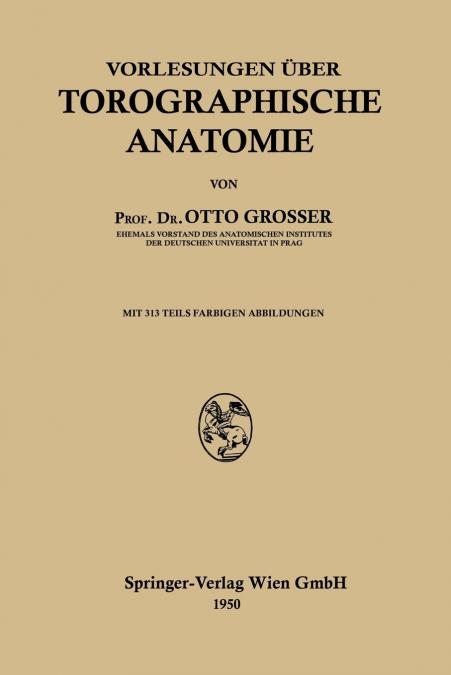 Vorlesungen Uber Topographische Anatomie