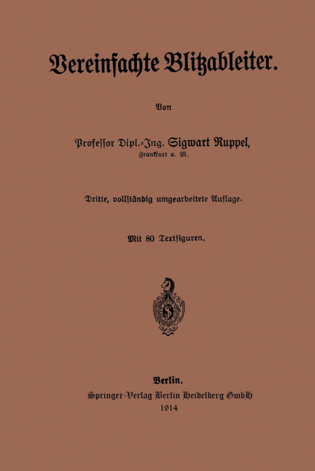 Vereinfachte Blitzableiter