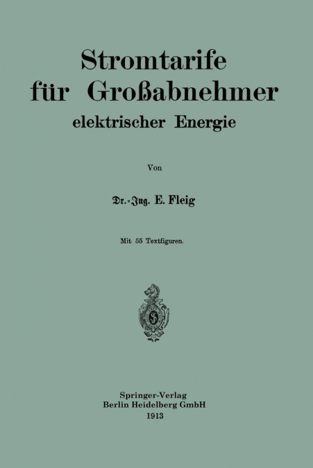 Stromtarife für Großabnehmer elektrischer Energie