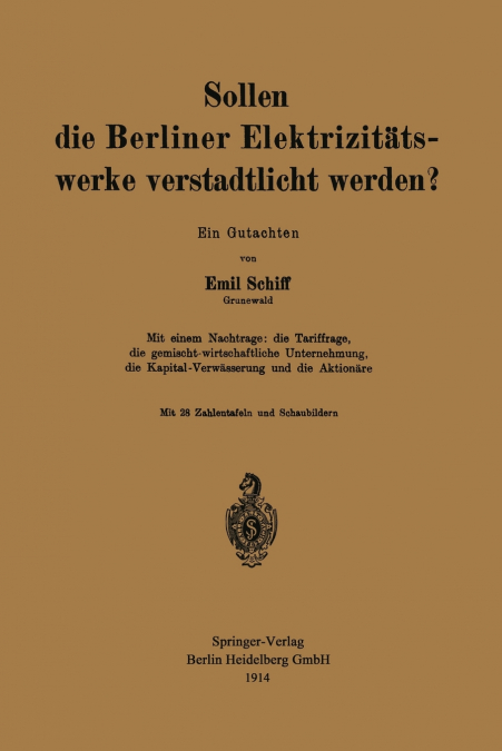 Sollen die Berliner Elektrizitätswerke verstadtlicht werden?