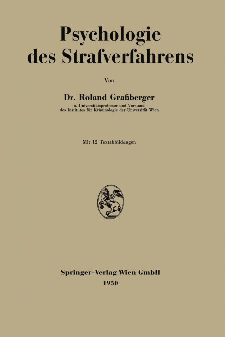 Psychologie des Strafverfahrens