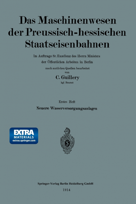 Neuere Wasserversorgungsanlagen Der Preussisch-Hessischen Staatseisenbahnen