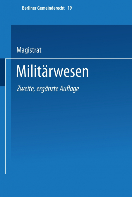 Militarwesen