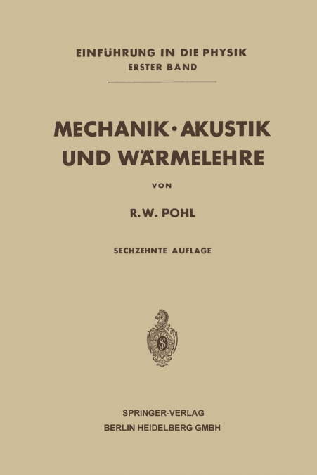Mechanik · Akustik und Wärmelehre