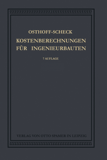 Kosten-Berechnungen für Ingenieurbauten