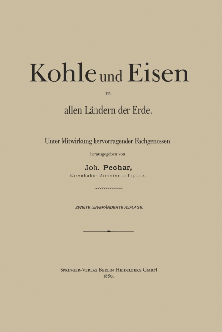 Kohle Und Eisen in Allen Landern Der Erde