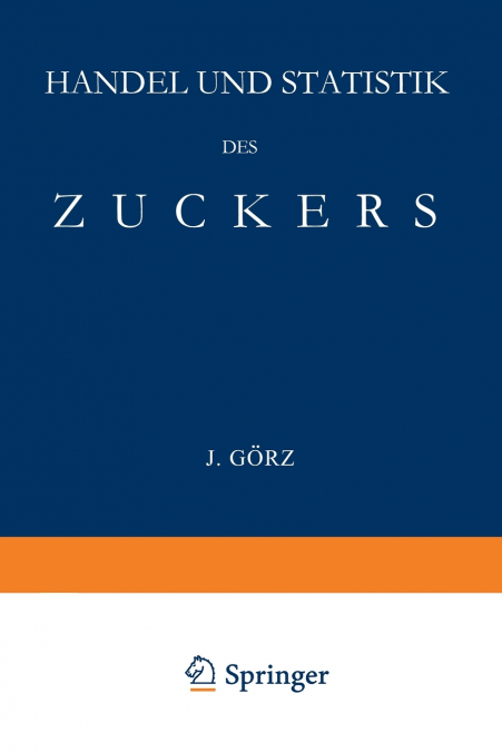 Handel Und Statistik Des Zuckers