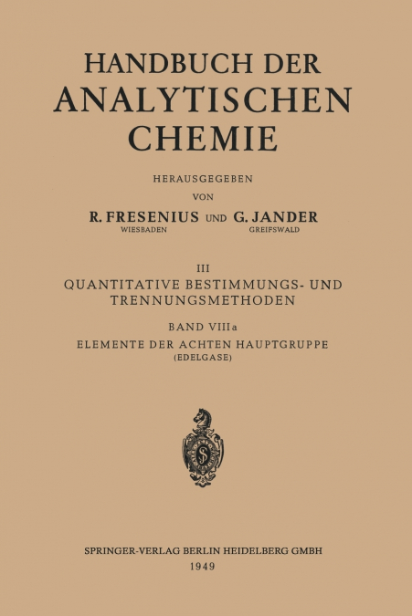 Elemente Der Achten Hauptgruppe