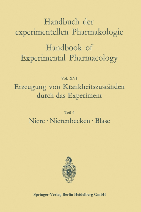 Erzeugung von Krankheitszuständen durch das Experiment