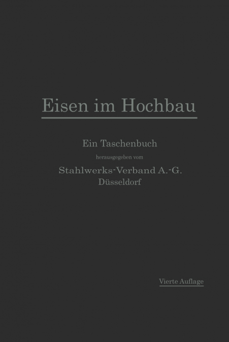 Eisen Im Hochbau