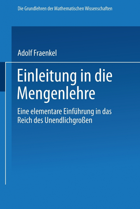 Einleitung in Die Mengenlehre