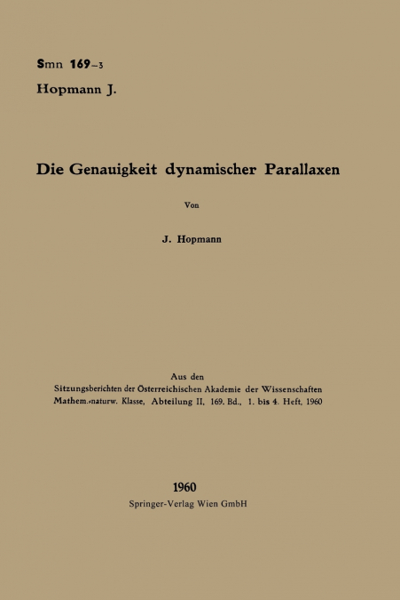 Die Genauigkeit Dynamischer Parallaxen