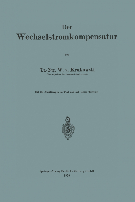 Der Wechselstromkompensator