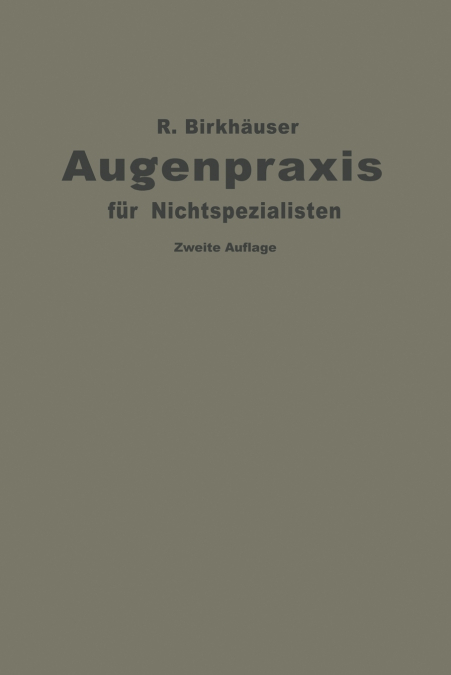 Augenpraxis für Nichtspezialisten