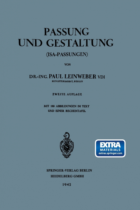 Passung Und Gestaltung (ISA-Passungen)