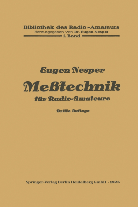 Meßtechnik für Radio-Amateure