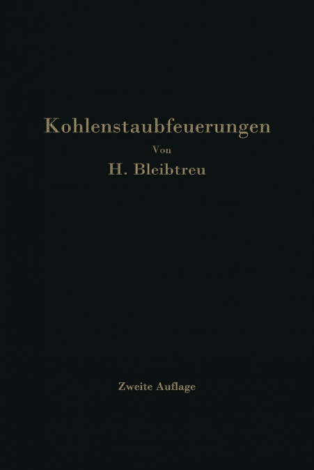 Kohlenstaubfeuerungen