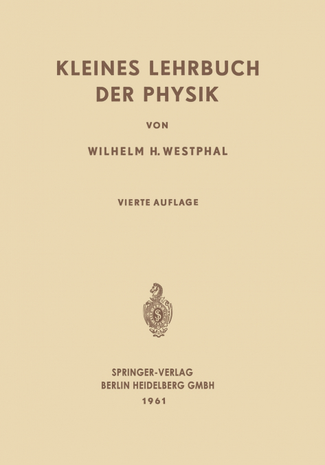 Kleines Lehrbuch der Physik