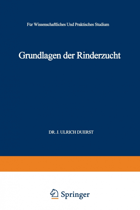 Grundlagen Der Rinderzucht