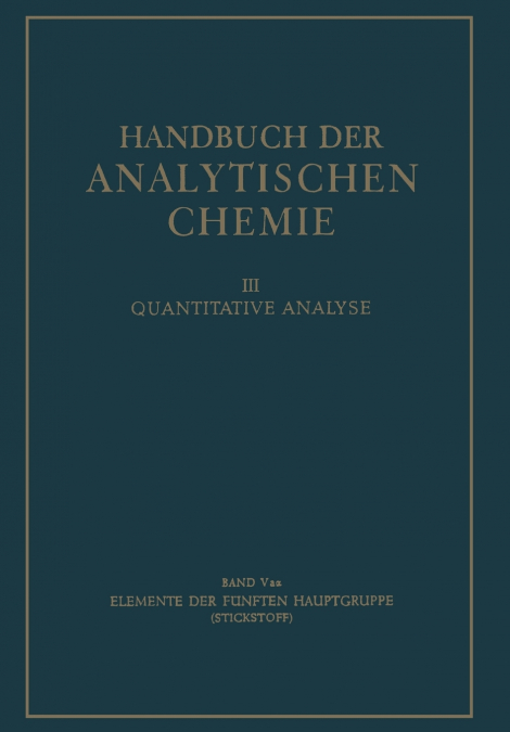 Elemente Der Funften Hauptgruppe