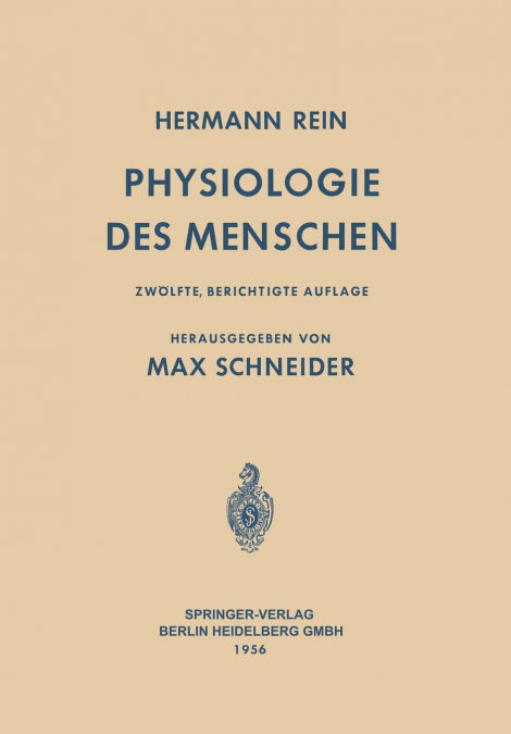 Einführung in die Physiologie des Menschen