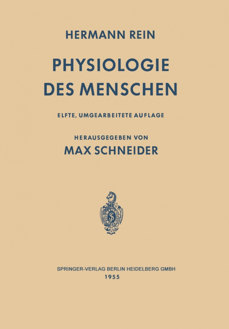 Einführung in die Physiologie des Menschen
