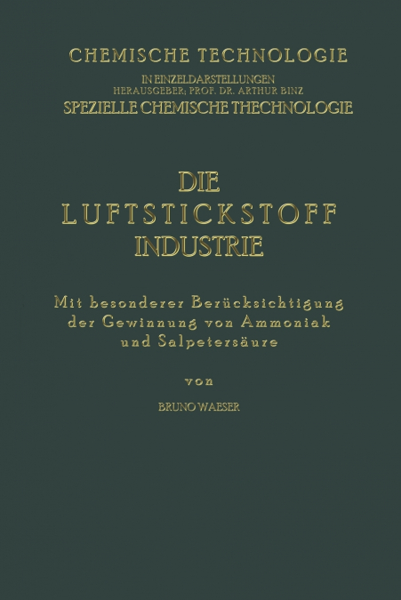 Die Luftstickstoff-Industrie