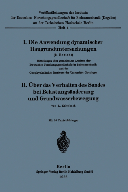 Die Anwendung dynamischer Baugrunduntersuchungen