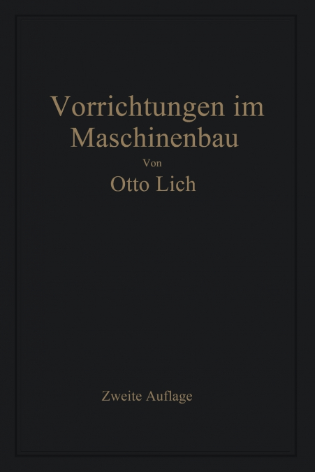 Vorrichtungen Im Maschinenbau