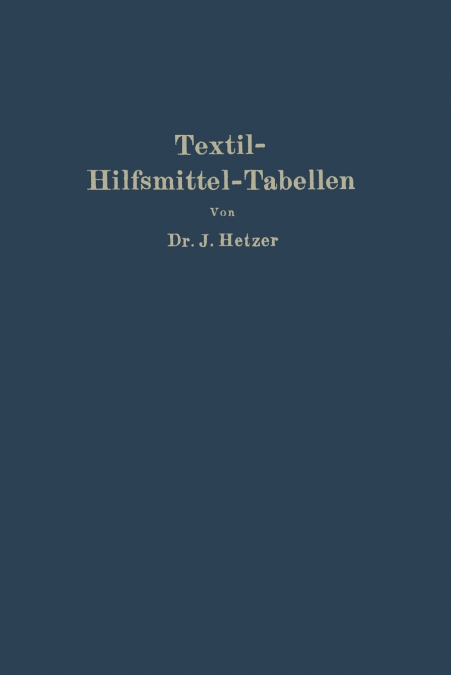Textil-Hilfsmittel-Tabellen