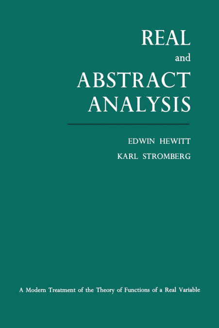 Real and Abstract Analysis