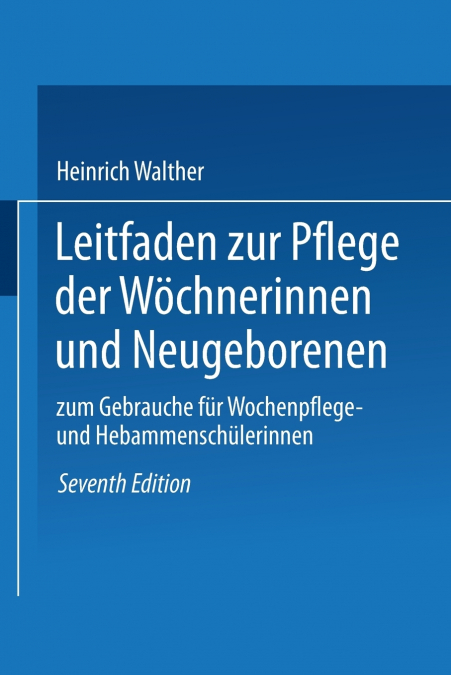 Leitfaden Zur Pflege Der Wochnerinnen Und Neugeborenen