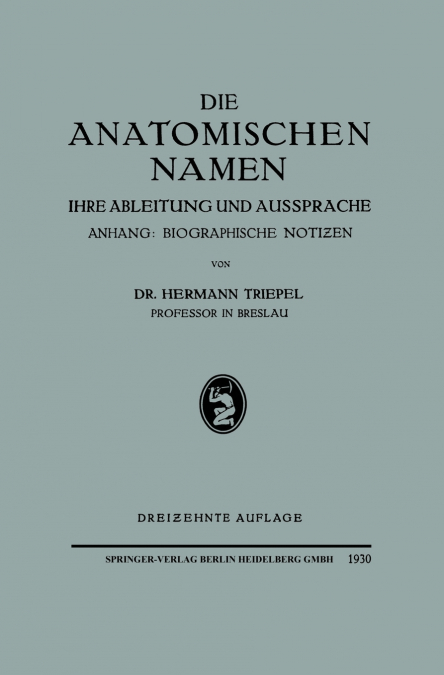 Die Anatomischen Namen