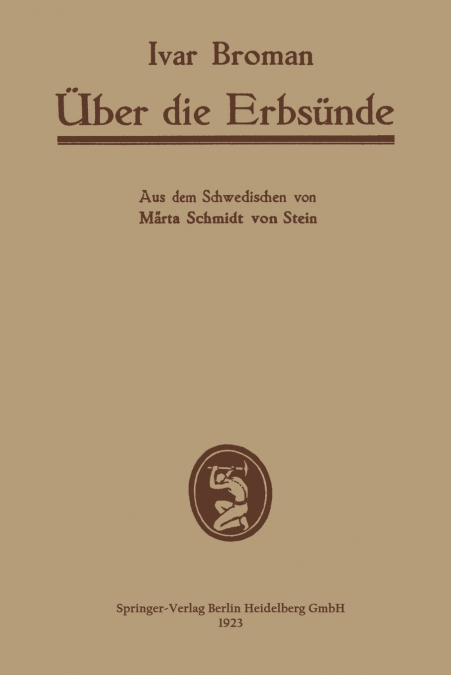 Uber Die Erbsunde