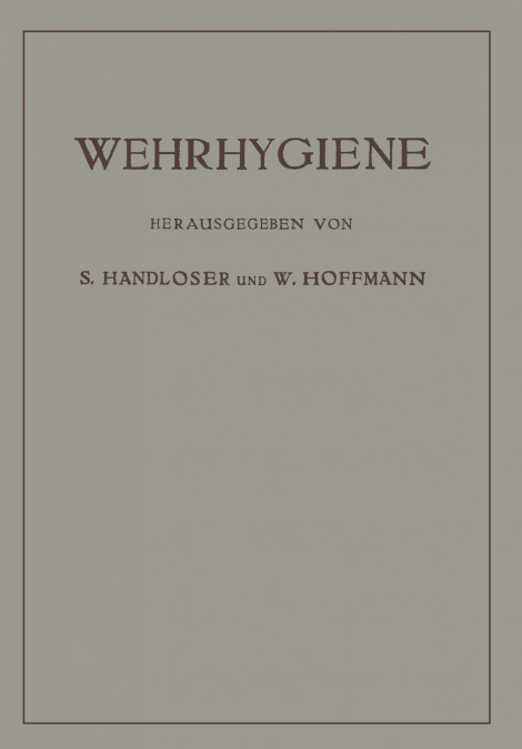 Wehrhygiene