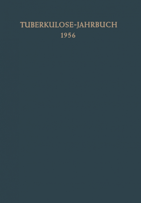 Tuberkulose-Jahrbuch 1956