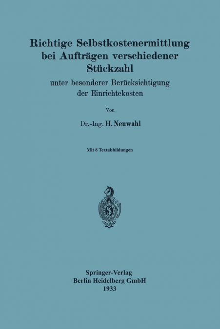 Richtige Selbstkostenermittlung Bei Auftragen Verschiedener Stuckzahl